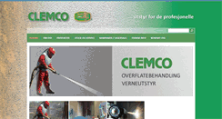 Desktop Screenshot of clemco.no