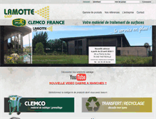 Tablet Screenshot of clemco.fr